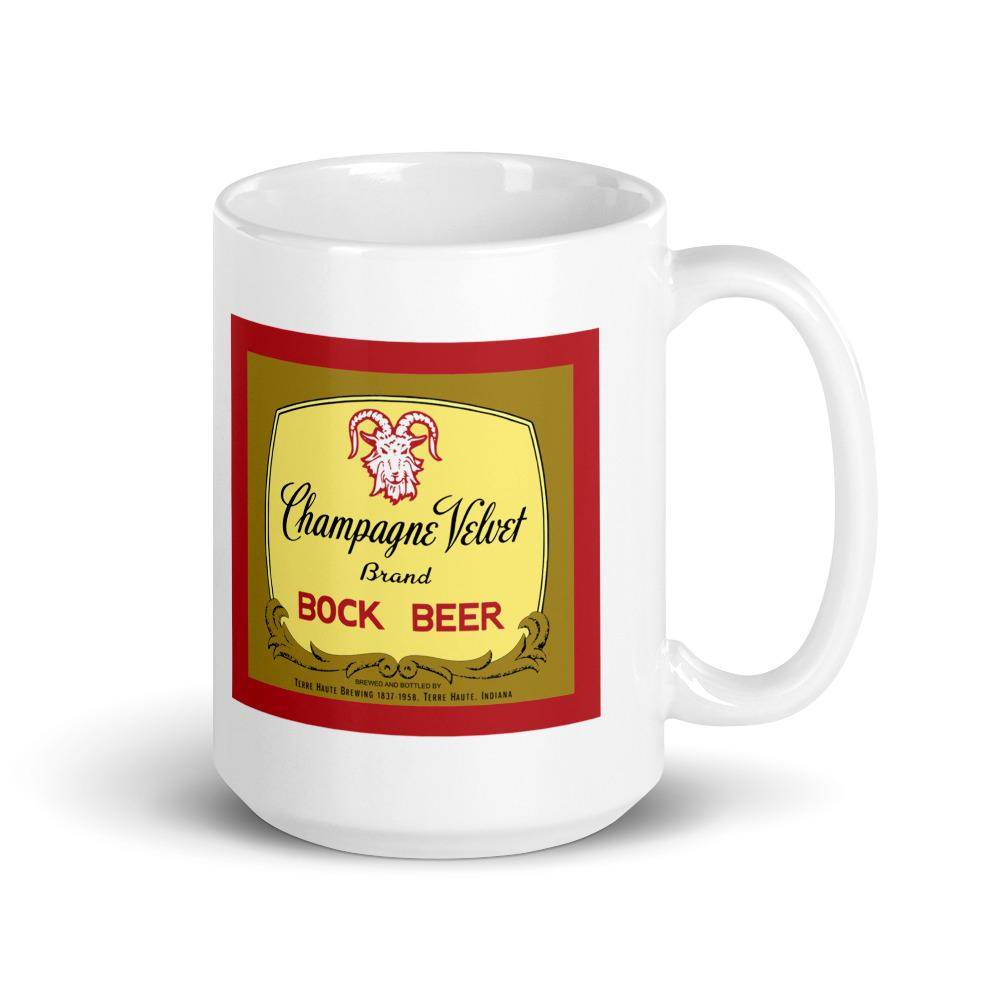 Champagne Velvet Bock Beer (label 1) - Terre Haute Indiana  -  Coffee Mug - EdgyHaute