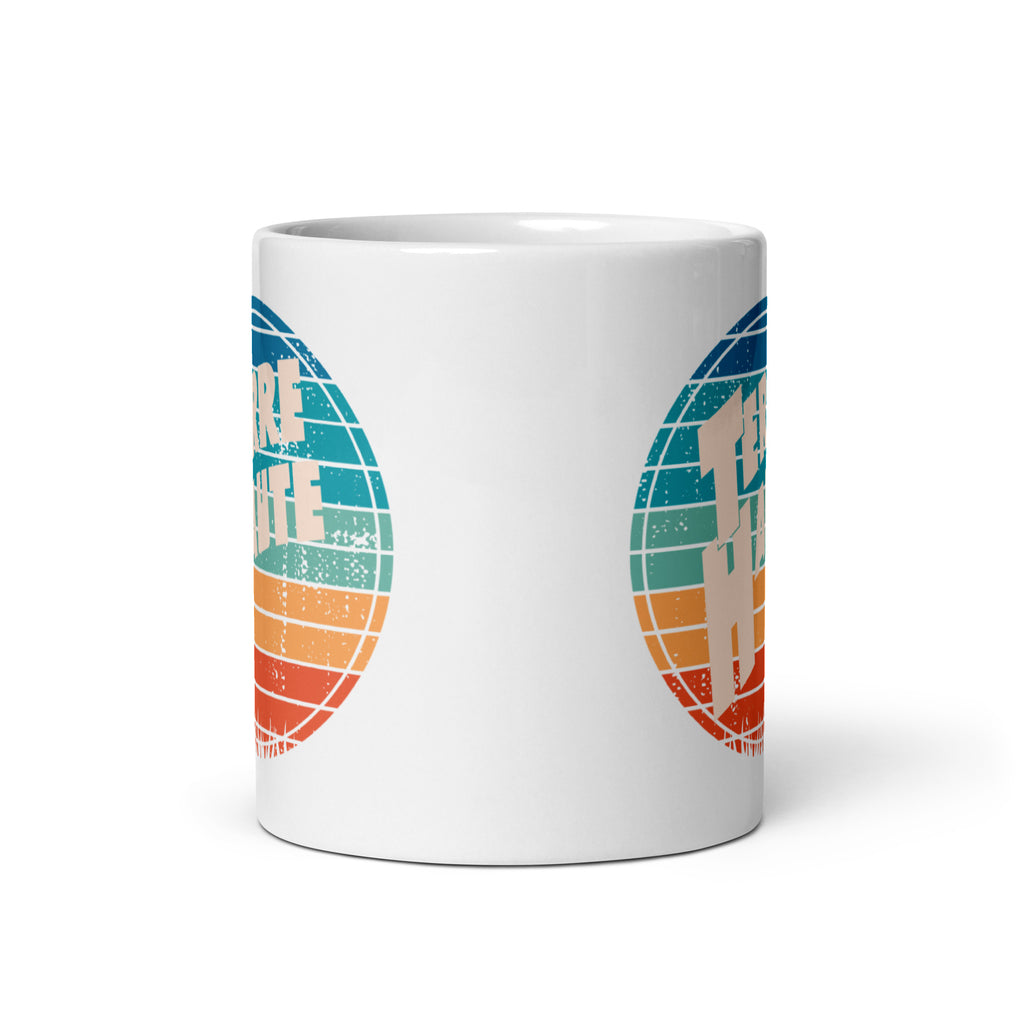 Terre Haute - Vintage Sunset - Coffee mug (white) - EdgyHaute