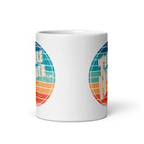 Terre Haute - Vintage Sunset - Coffee mug (white) - EdgyHaute